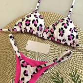 Printed Thong Bikini